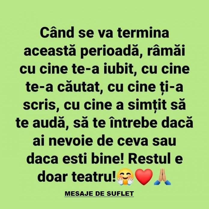 Când se va termina totul