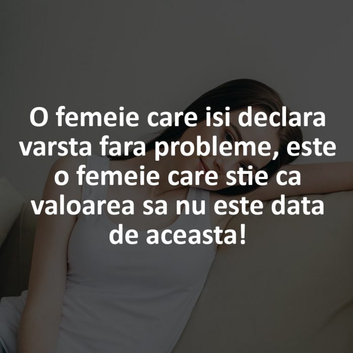 o femeie