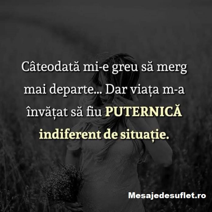 Sunt puternică