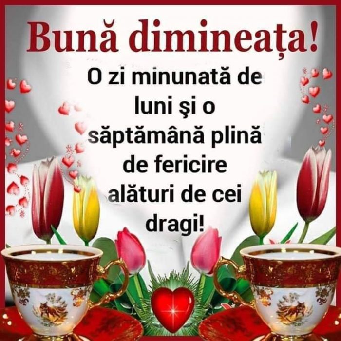 buna dimineata luni
