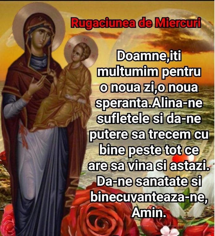 Rugaciunea de miercuri