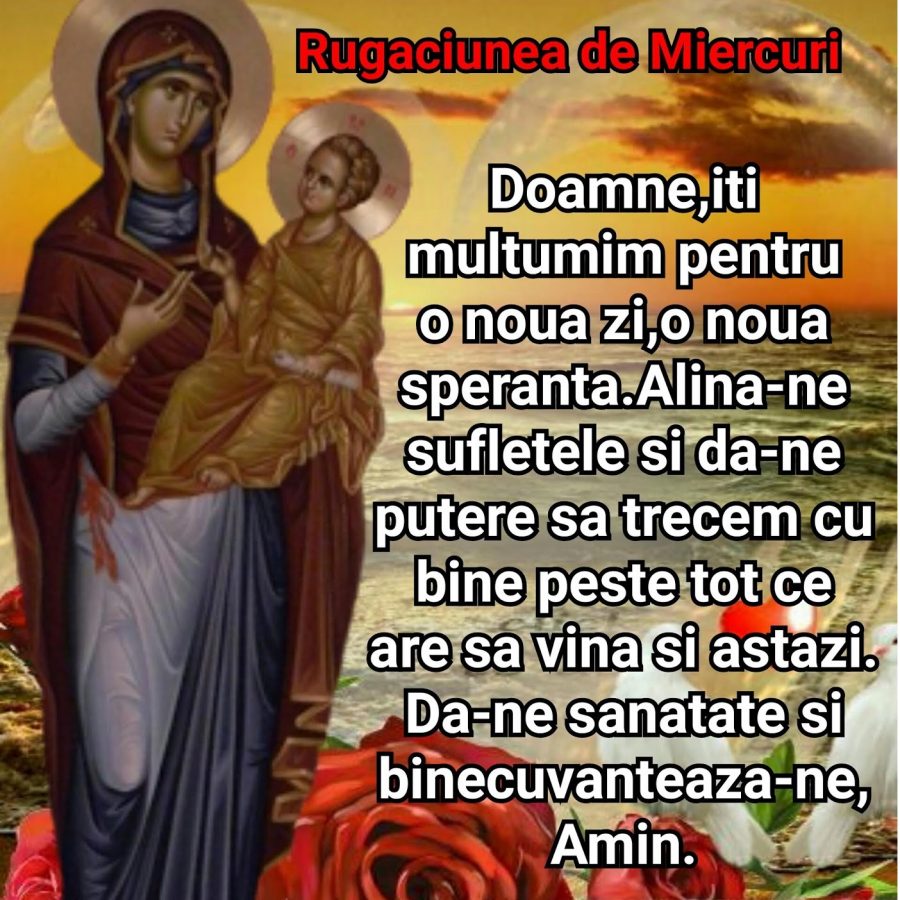 Rugaciunea de miercuri