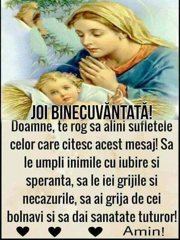 Joi binecuvântată