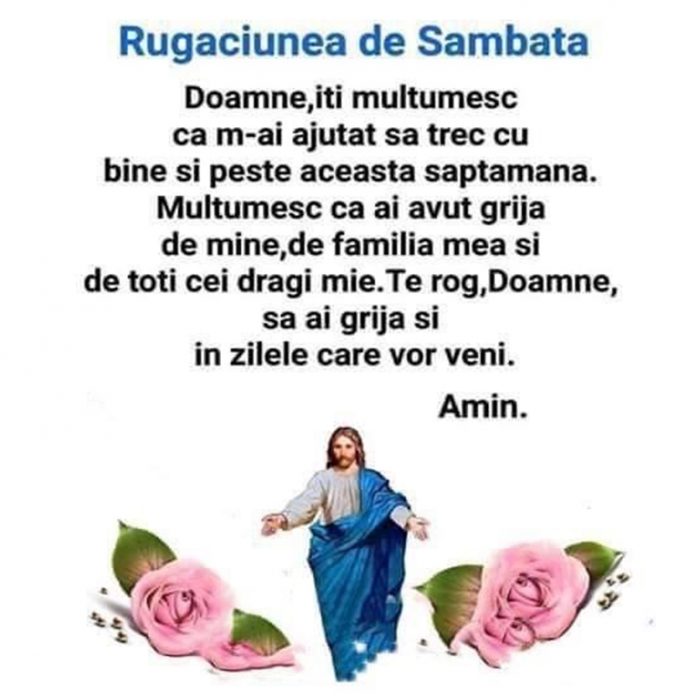 Rugăciunea de sâmbătă