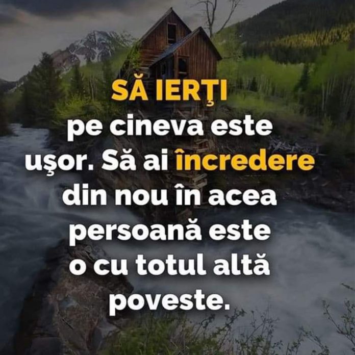 sa ierti pe cineva