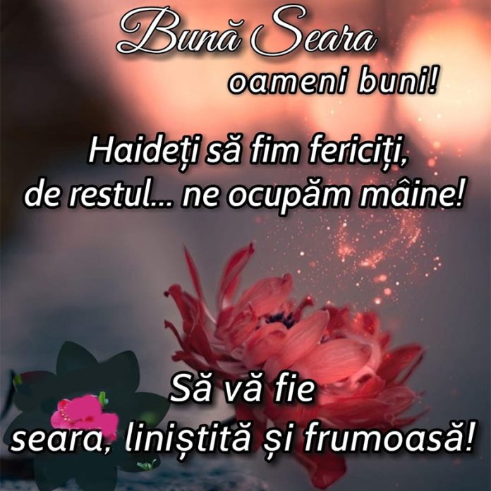 Bună seara