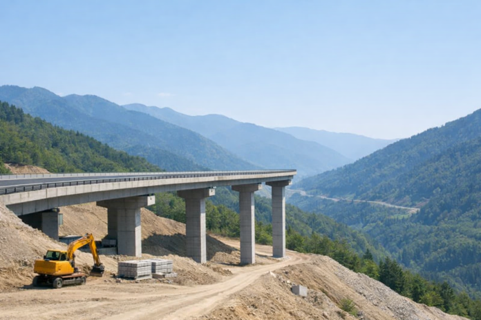 autostrada-sibiu-pitesti-sectiunea-3-2026.jpg Lucrări la Autostrada Sibiu – Pitești, viaduct în construcție între Vâlcea și Argeș