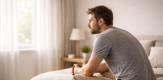 DE CE NE DOARE, DE FAPT, SUFLETUL? ADEVĂRUL DESPRE DUREREA PE CARE MULȚI O ASCUND Persoană meditativă privind în gol, simbol al durerii sufletești