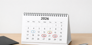 ZILE LIBERE 2026: ANUL CU CELE MAI MULTE MINIVACANȚE? VEZI CALENDARUL COMPLET ȘI CÂTE ZILE CÂȘTIGI Calendar 2026 cu zile marcate pentru sărbători legale