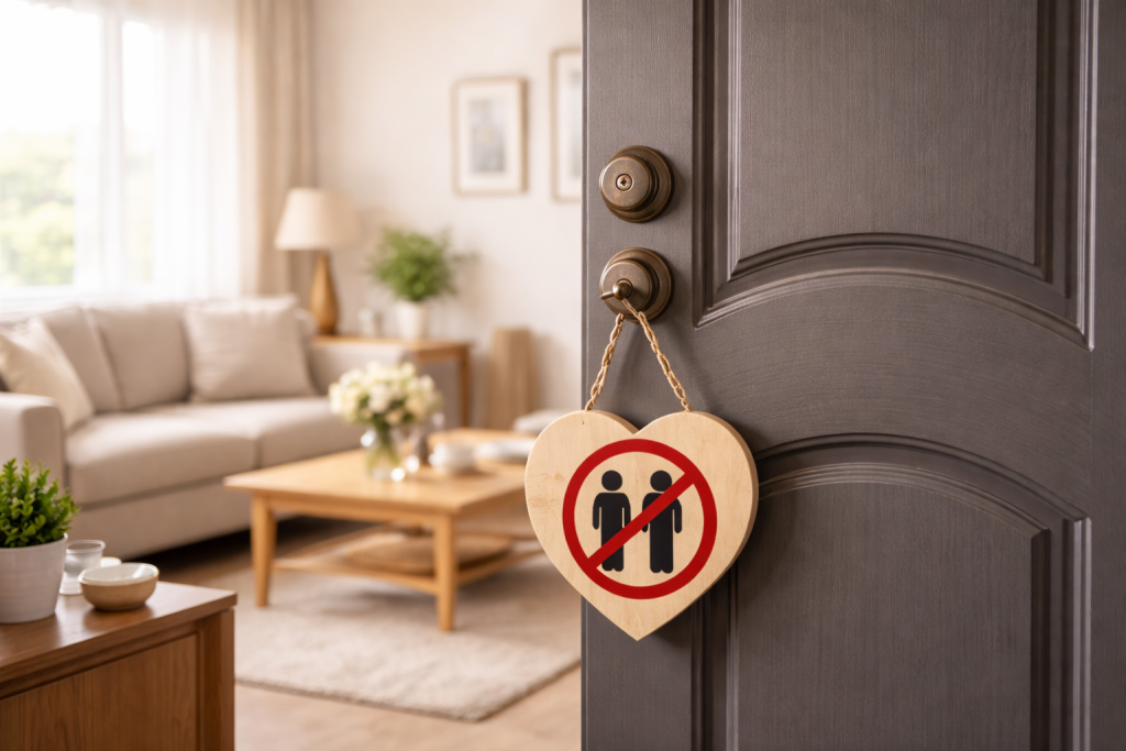 Interior de casă curată și primitoare, simbol al liniștii familiale