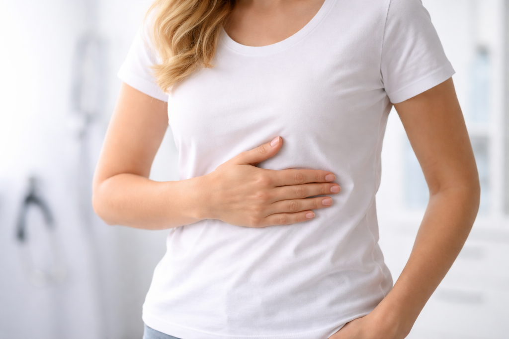 durere in partea dreapta a abdomenului cauze si simptome