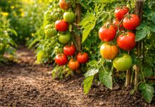 rosii plantate langa usturoi beneficii gradina