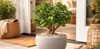 Arborele banilor: locul din casă unde trebuie să-l pui ca să atragi prosperitatea Plantă arborele banilor așezată lângă intrarea în casă, simbol al prosperității și energiei pozitive