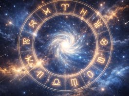 Portal astral activ între 20–31 martie. Zodiile care primesc protecție și noroc neașteptat Cerc zodiacal luminos cu energie cosmică, simbol al unei perioade astrologice intense