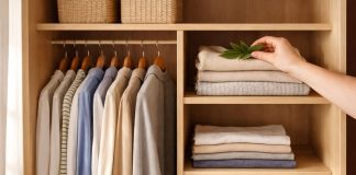 De ce pun tot mai multe gospodine frunze de dafin în dulap. Trucul simplu care face diferența Dulap cu haine și frunze de dafin folosite pentru parfum și protecție împotriva moliilor