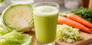 Sucul care susține digestia și nivelul de energie. Cum se prepară corect acasă Pahar cu suc de varză și legume proaspete, preparat natural pentru susținerea digestiei