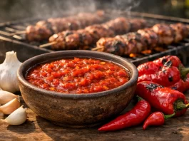 Sosul care schimbă gustul oricărei fripturi la grătar. Rețeta simplă pe care mulți o cer după prima masă Sos din roșii și ardei copți pentru friptură la grătar