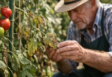 Plante de roșii afectate de greșeli frecvente în lunile mai și iunie