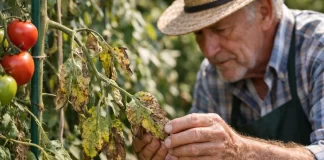 De ce se usucă frunzele la roșii în luna mai-iunie. Greșeala pe care mulți o fac fără să își dea seama Plante de roșii afectate de greșeli frecvente în lunile mai și iunie