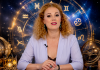 Horoscop Camelia Pătrășcanu până pe 12 iulie 2026. Schimbări importante în dragoste, bani și carieră pentru multe zodii Camelia Pătrășcanu într-un decor astrologic elegant, cu simboluri zodiacale și atmosferă astrală luminoasă