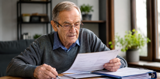 Pensiile a 800.000 de români ar putea fi recalculate. Cererea care poate aduce bani în plus la pensie Pensionar analizând documente pentru recalcularea pensiei și o posibilă majorare a veniturilor
