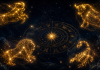 Cele patru zodii despre care astrologii spun că s-au născut sub o stea norocoasă. Parcă norocul le însoțește la fiecare pas Constelații și cerc zodiacal care simbolizează cele patru zodii considerate norocoase în astrologie.