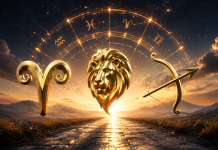 3 zodii care își pot schimba destinul până la sfârșitul lui 2026. Pentru ele se deschid oportunități uriașe Trei simboluri zodiacale într-un decor astrologic luminos, reprezentând zodiile care pot avea oportunități importante până la sfârșitul anului 2026.