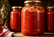 Bulionul începe să fermenteze în cămară? Greșeala făcută înainte de a-l pune în sticle Bulion de roșii fermentat în recipient și semne de alterare