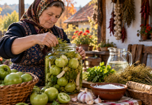 Gogonele murate pentru iarnă. Ce să pui în borcan ca să rămână tari și crocante, iar zeama să fie limpede Gogonele murate cu hrean și mărar pregătite pentru iarnă